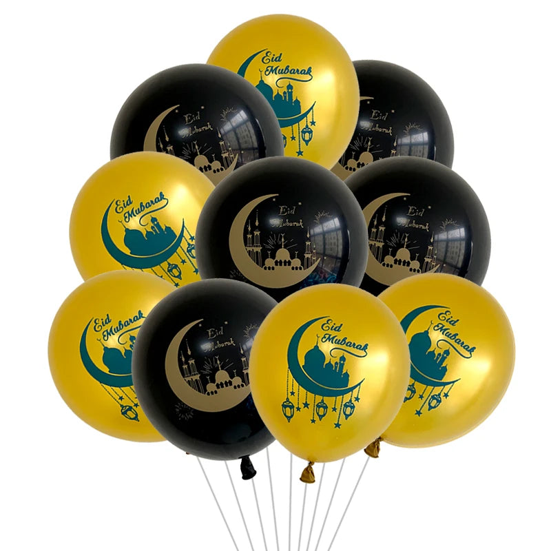 "SPECIAL RAMADAN" 1 ensemble de ballons lune étoile pour musulman EID Mubarak Festival maison bricolage décoration Ramadan Kareem enfants fête d'anniversaire Ballon Globos