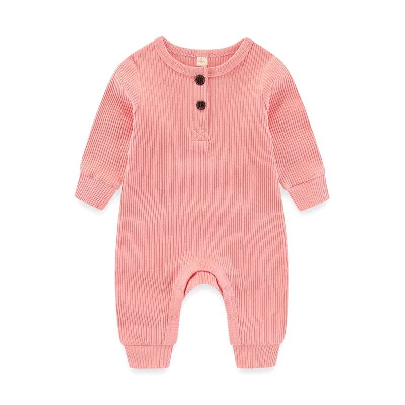 "VETEMENTS" Combinaisons unisexes à manches longues pour bébés garçons et filles, en coton doux