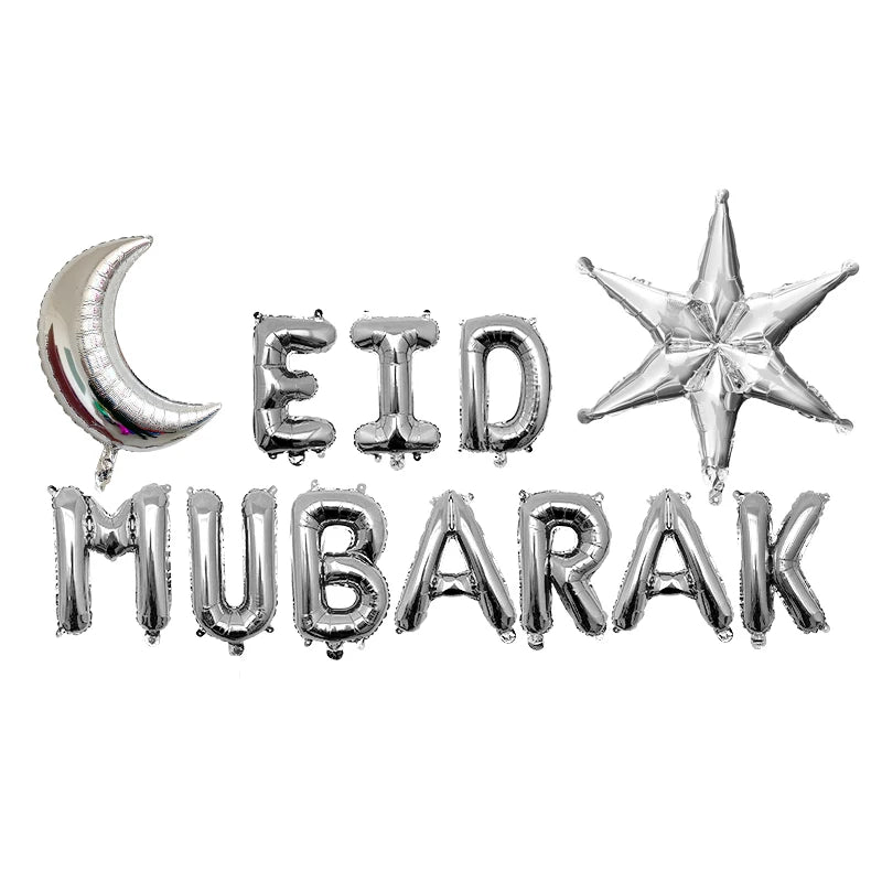"SPECIAL RAMADAN" 1 ensemble de ballons lune étoile pour musulman EID Mubarak Festival maison bricolage décoration Ramadan Kareem enfants fête d'anniversaire Ballon Globos