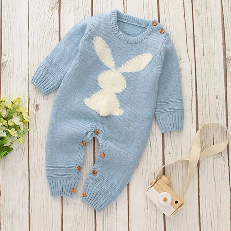 "COMBINAISON" Combinaisons pour bébés, peluche brodé, manches longues, en coton