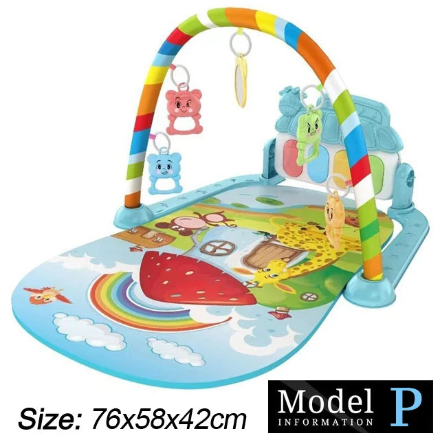 "ACCESSORY" Baby Fitness Stand, Music, Games, Indoor Activity, Toys, Newborn Piano, Crawling Blanket, Pedal, Play, Early Education 0-36 Months; Baby Fitness Stand Music Play Gym Activity Toys Newborn