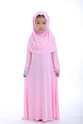 "SPECIAL RAMADAN" Ensembles musulmans pour Ramadan, Robe de prière pour enfants filles, Hijab Abaya arabe, longue Robe avec foulard, Kaftan islamique