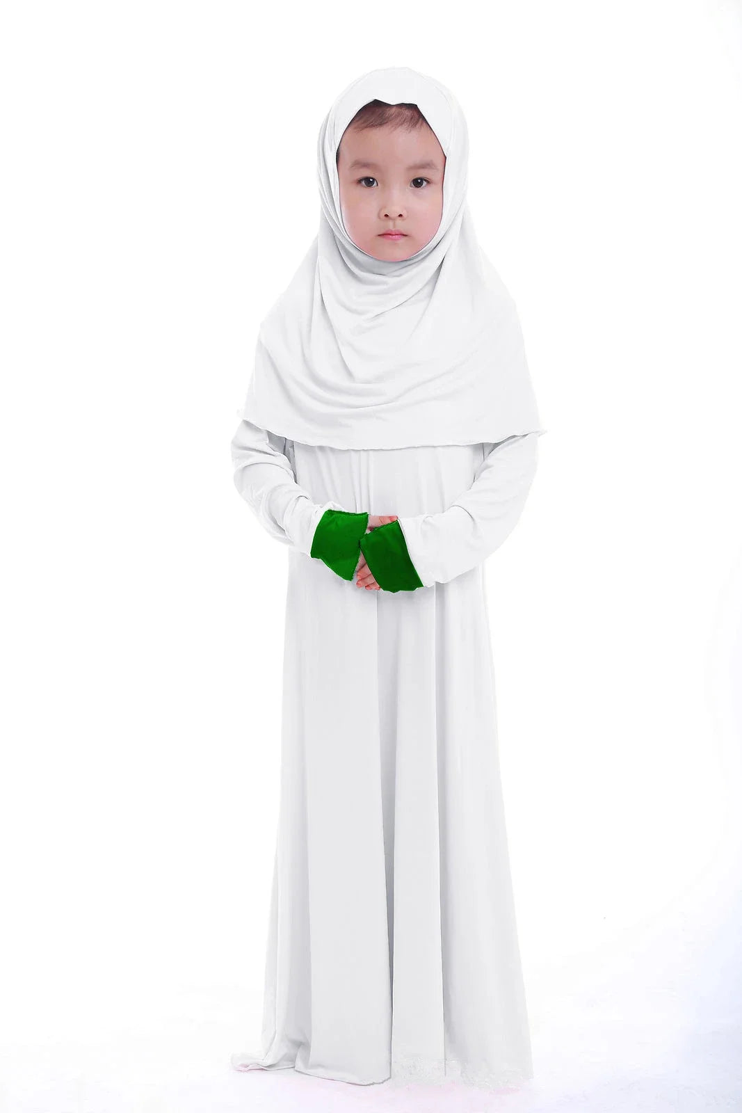 "SPECIAL RAMADAN" Ensembles musulmans pour Ramadan, Robe de prière pour enfants filles, Hijab Abaya arabe, longue Robe avec foulard, Kaftan islamique