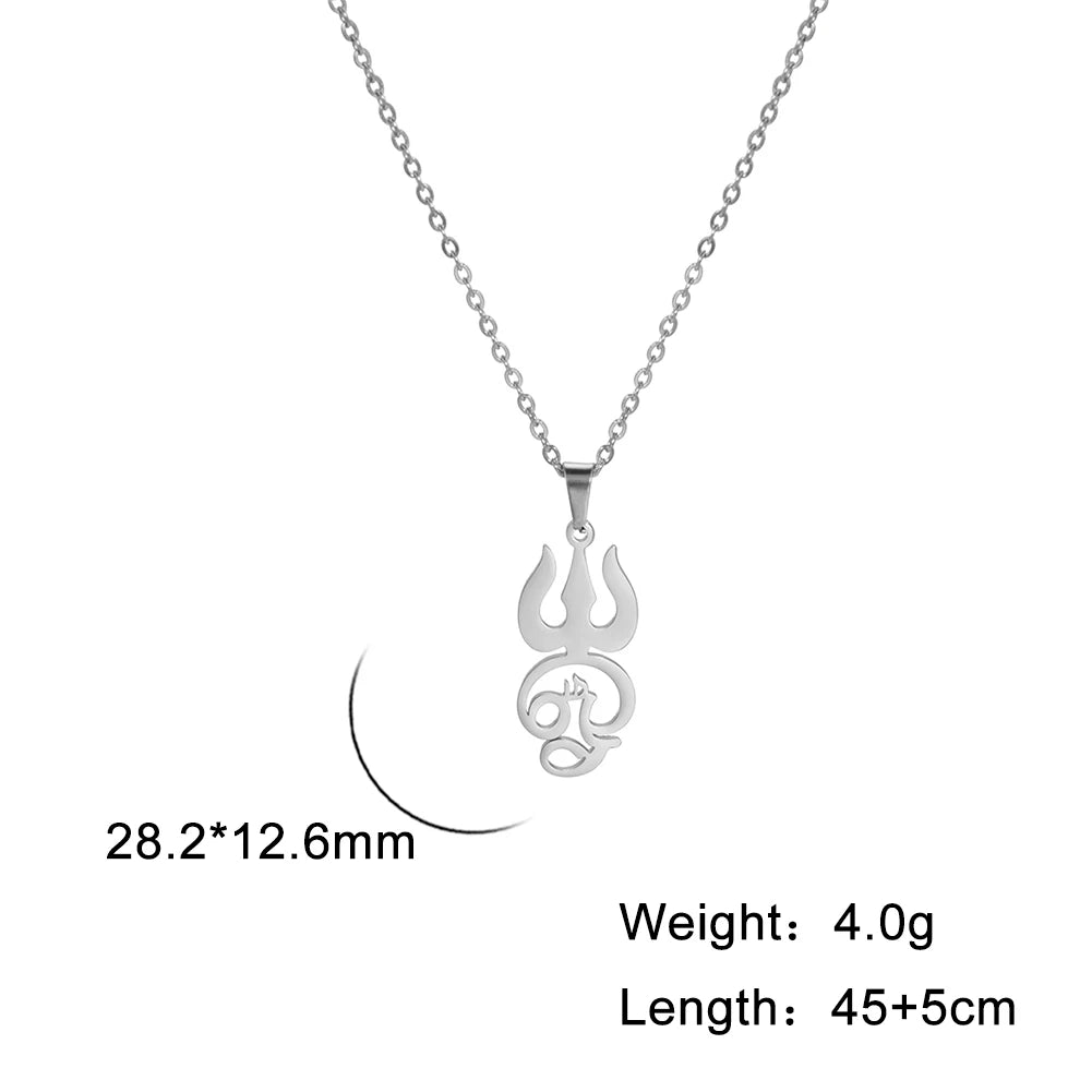 "SPECIAL RAMADAN" Lucktune-Collier pendentif Dieu arabe Allah Collier de chaîne islamique musulman en acier inoxydable pour hommes et femmes Cadeau de bijoux classiques