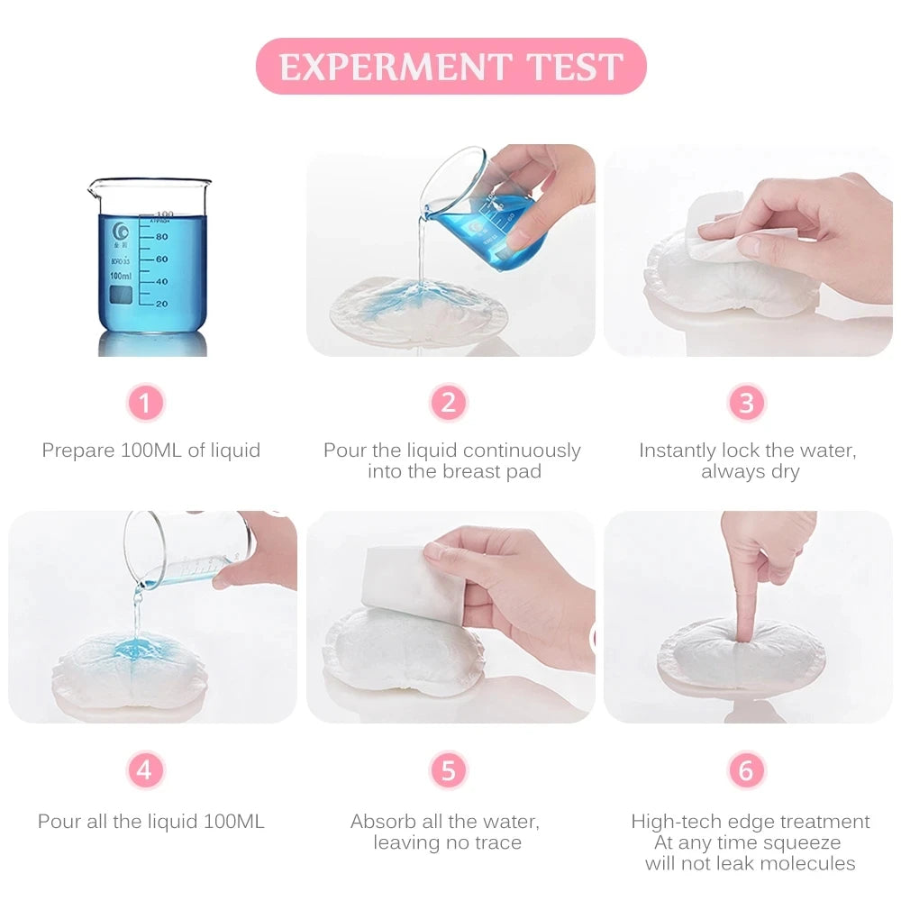 "SOIN" Coussinets d'allaitement jetables, respirants, fins, Super absorbants, en coton