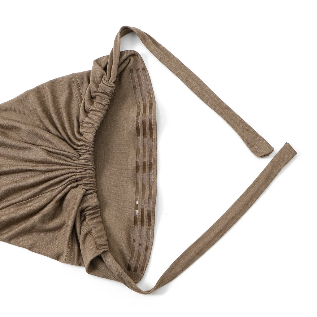 "SPECIAL RAMADAN" Casquette Hijab musulmane instantanée, couleur unie, avec bandes antidérapantes, sous-capuchon pour Ramadan, écharpe, Turban extensible, couvre-chef islamique