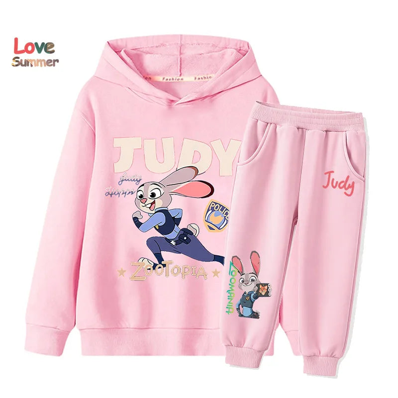 "VETEMENTS" Zootopia 2 sweat à capuche + pantalon, 2 pièces, vêtements enfants  imprimés