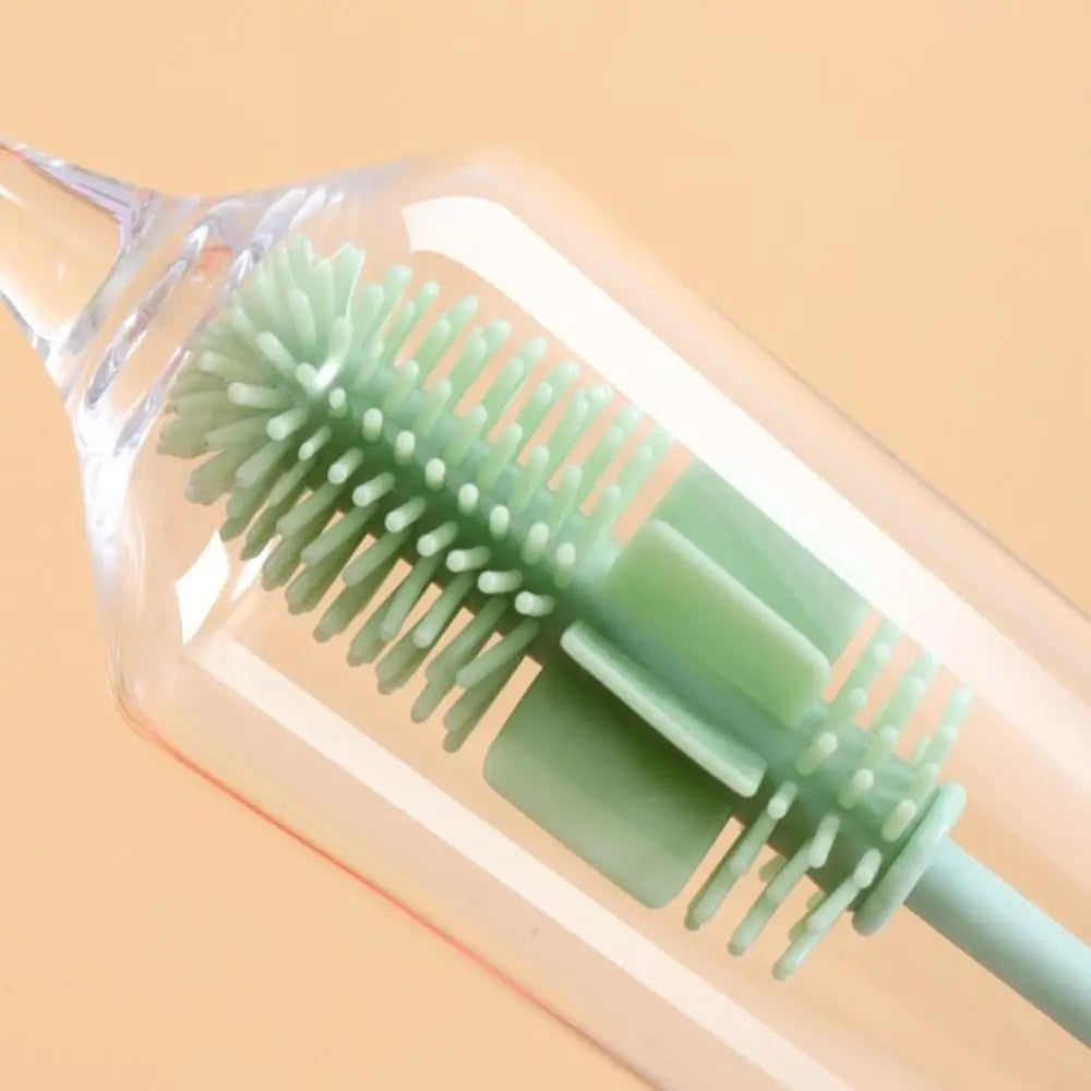 High Quality Long Handle Sponge Brushes Portable 360 Degree Cup Brush Household Multifunctional Bottle Brush