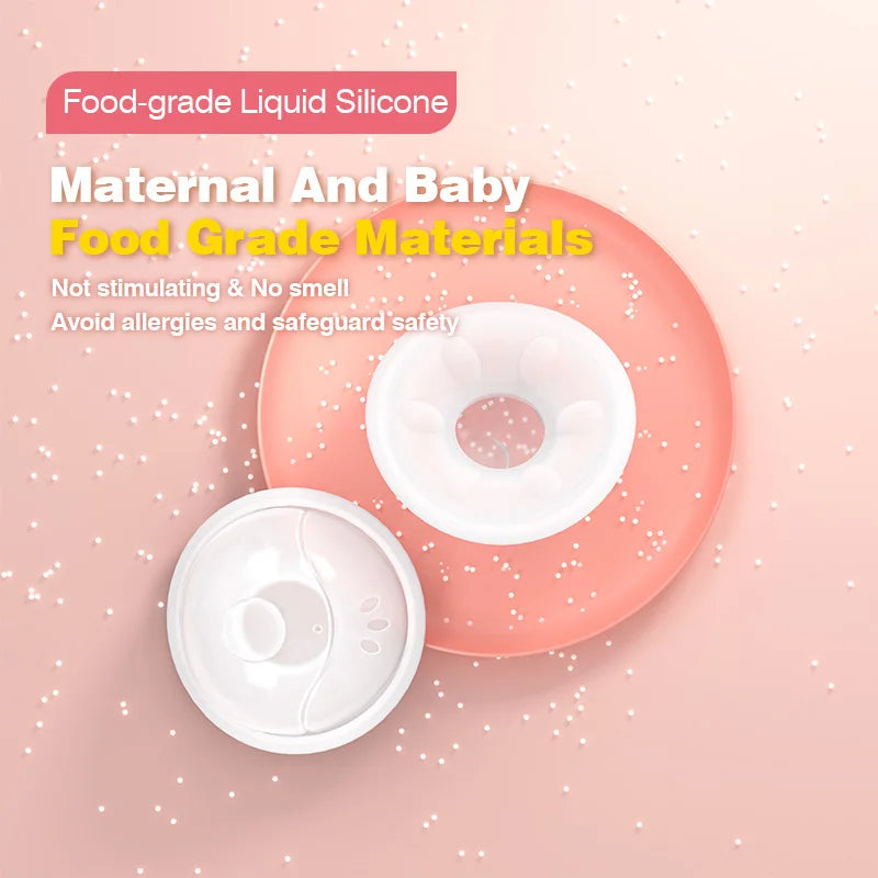 "SOIN" MAMIJOY Lot de 2 collecteurs de lait portables pour l'allaitement, en silicone, en forme de coquillage