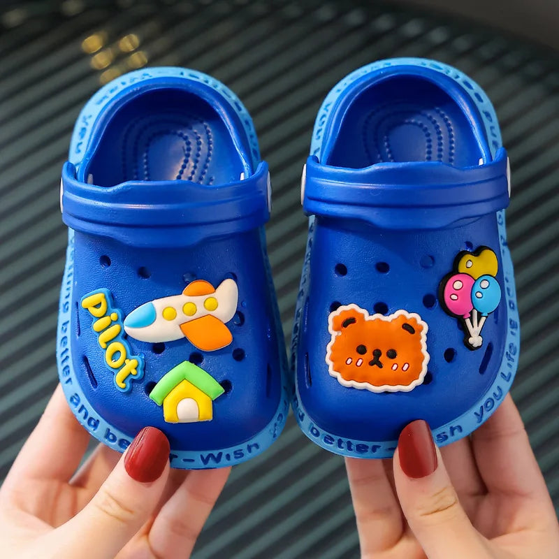 "CHAUSSURE" Sabots de jardin d'été pour garçons et filles, sandales de plage pour enfants