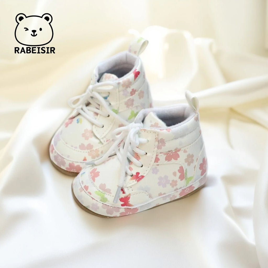 "CHAUSSURE" Baskets pour bébé fille, chaussures montantes, respirantes, antidérapantes