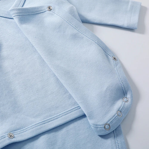 " COMBINAISON" Body pour nouveau-né 0 à 3 mois 100% coton, inclinaison, bouton ouvert, couleur unie, combinaisons à manches longues, vêtements pour bébés garçons et filles; Newborn Baby Bodysuit 0 To 3 Months 100% Cott