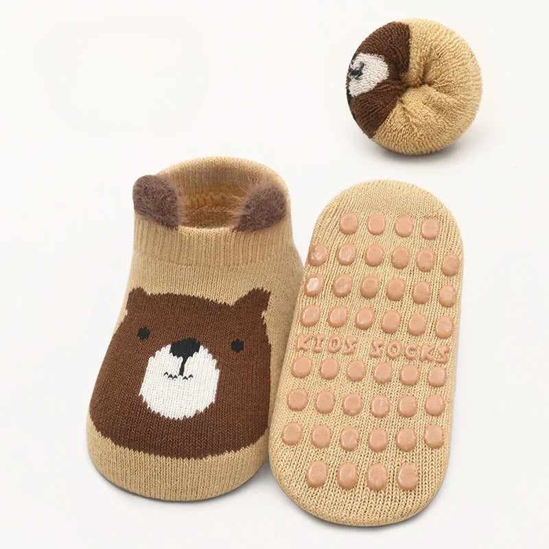 Autumn Winter Thicken Baby Toddler Thermal Socks Trampoline Socks Warm Kids Boy Girls Floor Socks Children Clothing Accessories