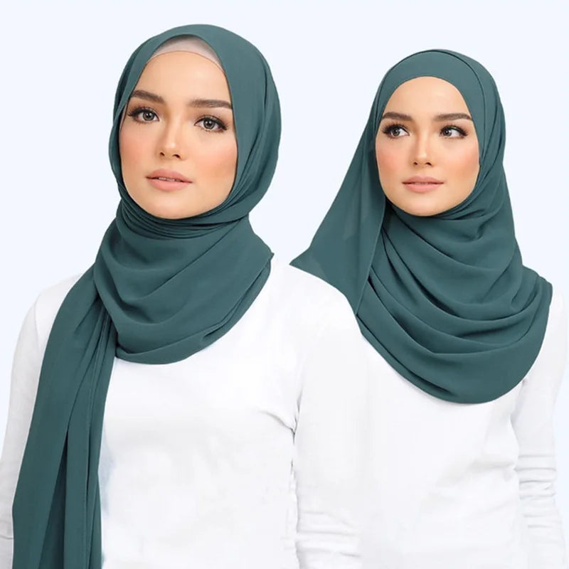 "SPECIAL RAMADAN" Foulard Hijab en mousseline de soie pour Femme, voile musulman ramadan ,hijab femme musulman,foulard musulmane pour femme, foulard mousseline en Jersey doux de haute qualité hijab islam voile femme musulman