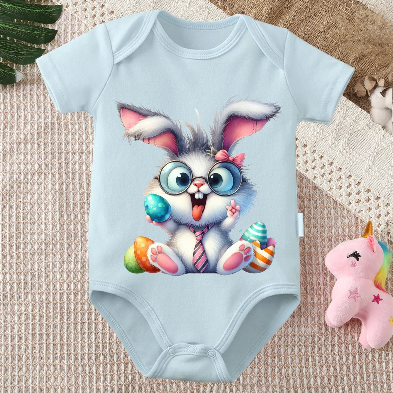"COMBINAISON" Body 100% coton, imprimé, vêtements confortables pour bébé de 0 à 12 mois