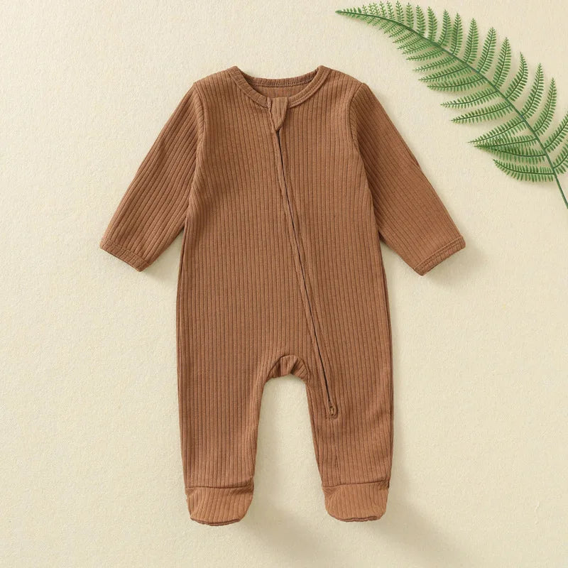 "COMBINAISON" Body en coton nouveau-né bébé, combishorts une pièce doux et uni