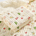 Newborn baby bath towel six layer pure cotton gauze bath towel Class A soft children's blanket absorbent newborn baby blanket
