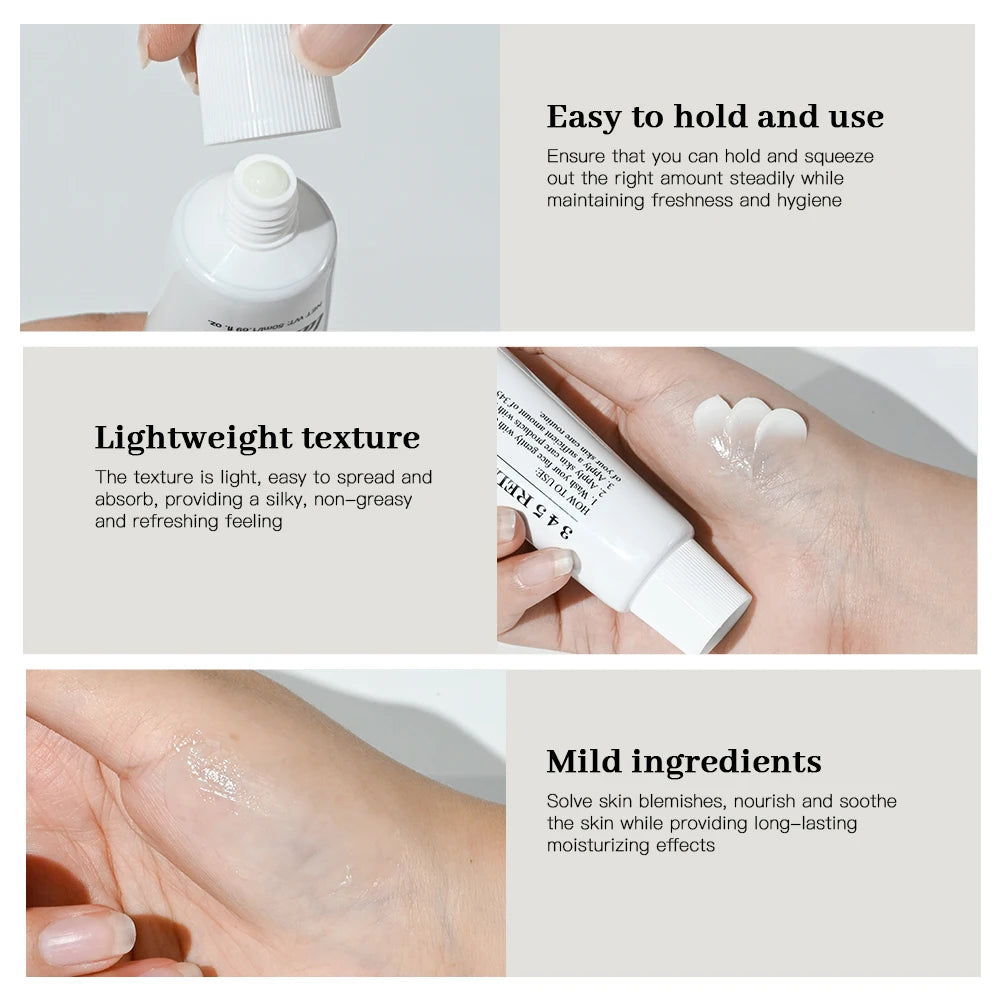 "SOIN" Crème anti-imperfections hydratante, nourrit la peau et fournit un soin apaisant