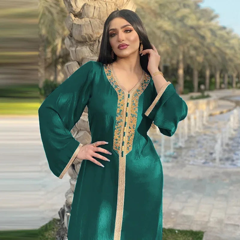"SPECIAL RAMADAN" Robe Hijab musulmane pour femmes, Eid Ramadan, Abayas Mubarak, Abaya Dubai, Jalabiya, Caftan Marocain, Robe de soirée turque, Vêtements Islamiques