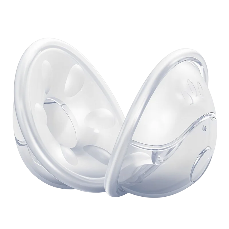 "SOIN" MAMIJOY Lot de 2 collecteurs de lait portables pour l'allaitement, en silicone, en forme de coquillage