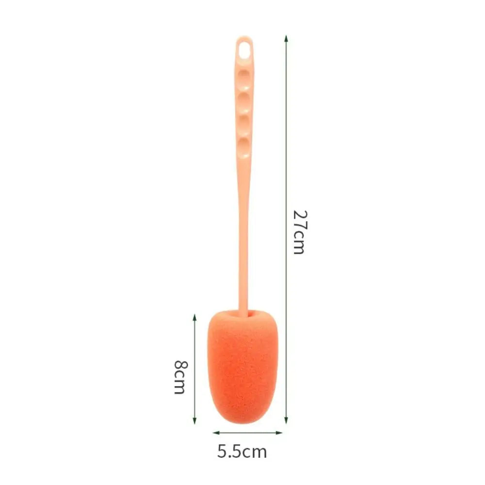High Quality Long Handle Sponge Brushes Portable 360 Degree Cup Brush Household Multifunctional Bottle Brush