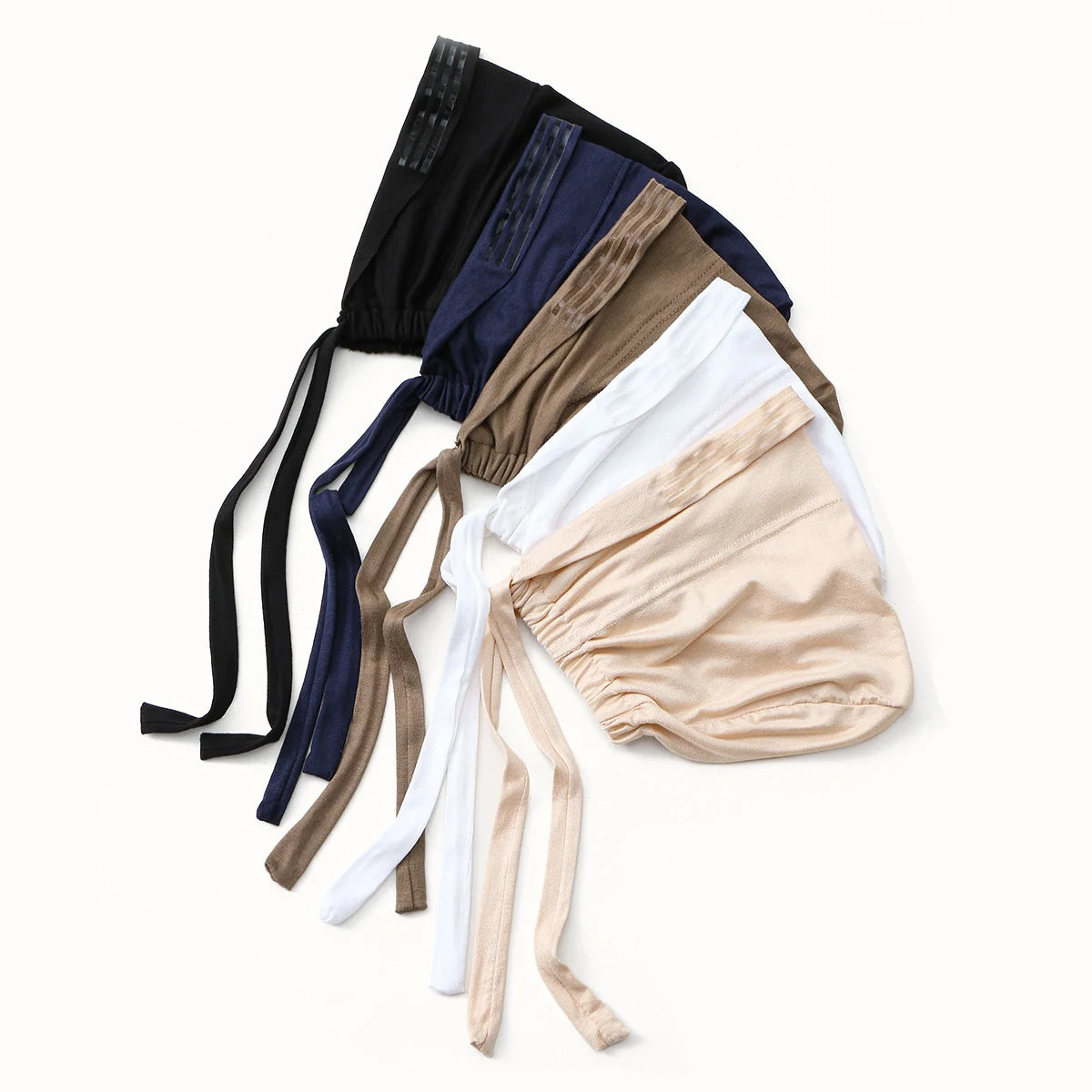 "SPECIAL RAMADAN" Casquette Hijab musulmane instantanée, couleur unie, avec bandes antidérapantes, sous-capuchon pour Ramadan, écharpe, Turban extensible, couvre-chef islamique