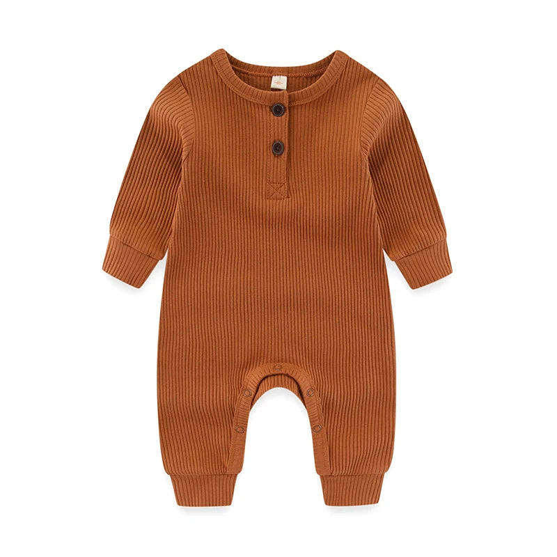 "VETEMENTS" Combinaisons unisexes à manches longues pour bébés garçons et filles, en coton doux