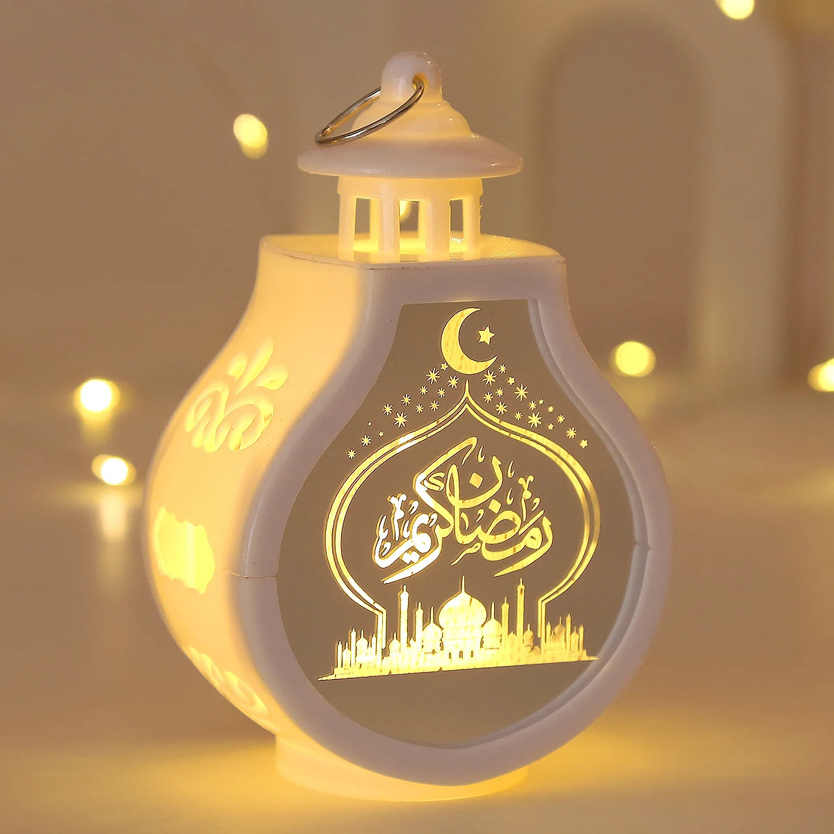 "SPECIAL RAMADAN" Décoration du Ramadan 2026, lanterne LED, lumière Eid Mubarak, étoiles, lune, château, lumières islamiques, décorations de fête musulmane, cadeaux Eid Al-Fitr