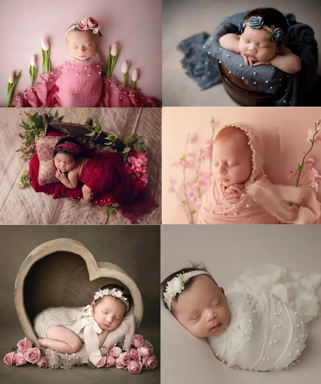 "SPECIAL RAMADAN" Soft beaded swaddle blanket for newborns, baby photo prop, Soft Baby Pearl Wraps Newborn Photography Props Blanket Baby Photo Wraps Pearls Beaded Muslim Wraps Baby Photo