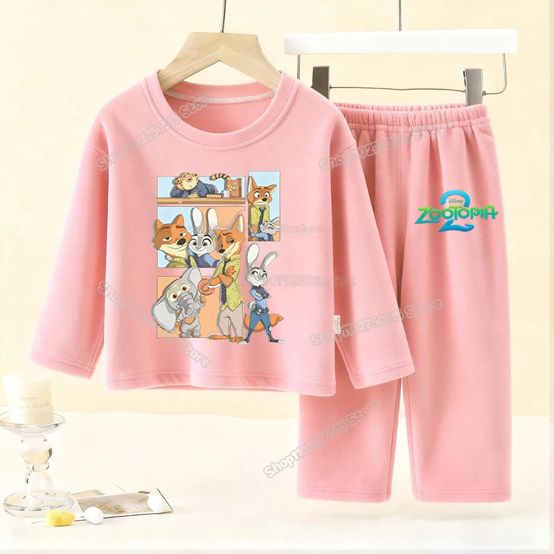 "VETEMENTS" Zootopia 2,  Pyjamas 2 pièces ensemble enfants garçons/filles