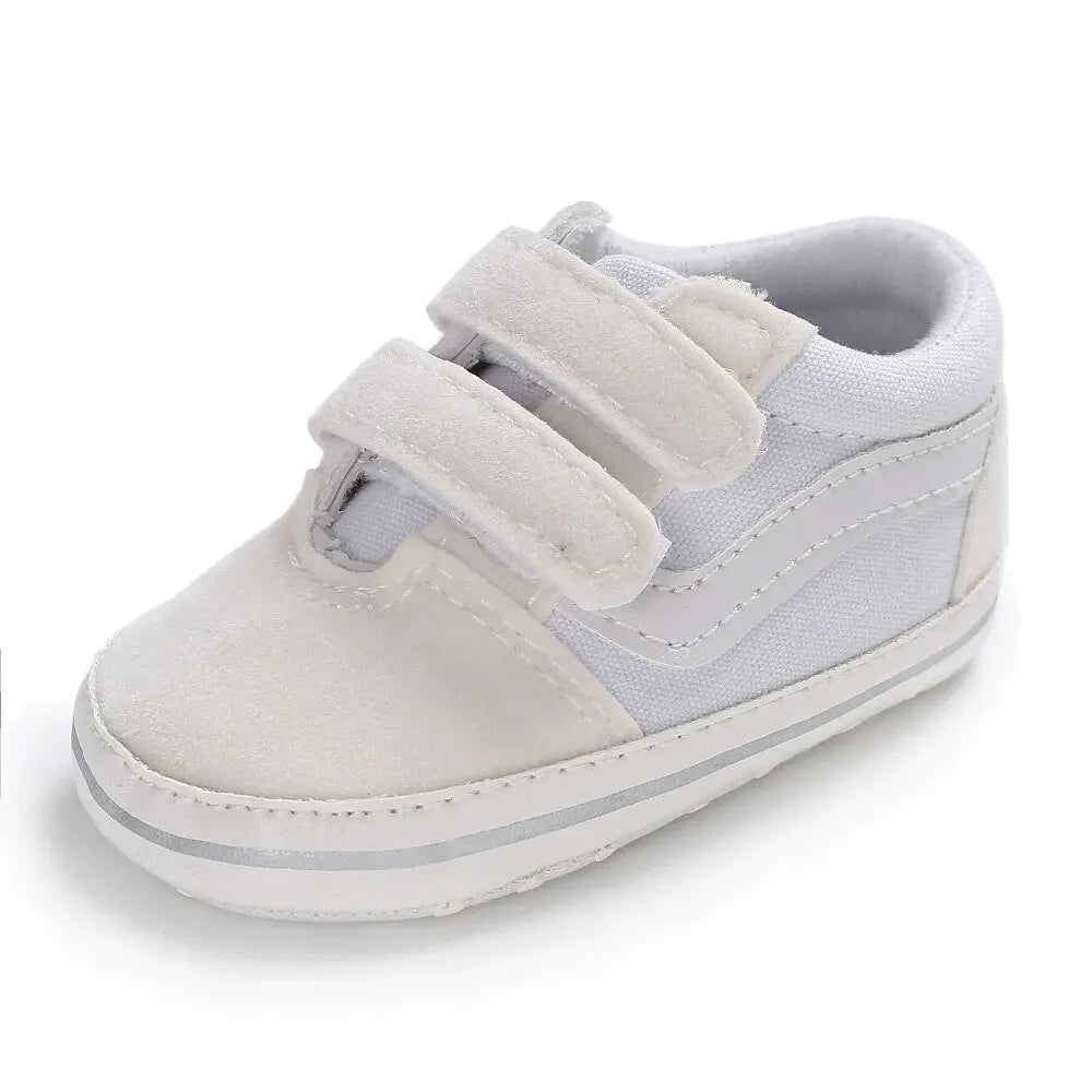 "CHAUSSURE" Baskets Classiques en Toile pour Bébé, mixte, décontractées, Souples, pour Premiers Pas