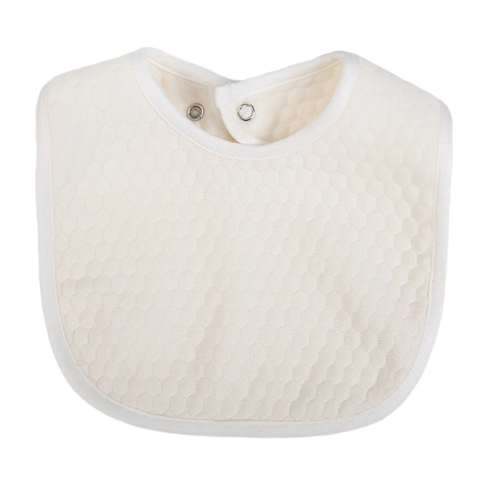 Solid Cotton Baby Bibs Korean Absorbent Saliva Towel Infant Feeding Burp Cloths Waterproof Scarf Snap for Infant Boys Girls