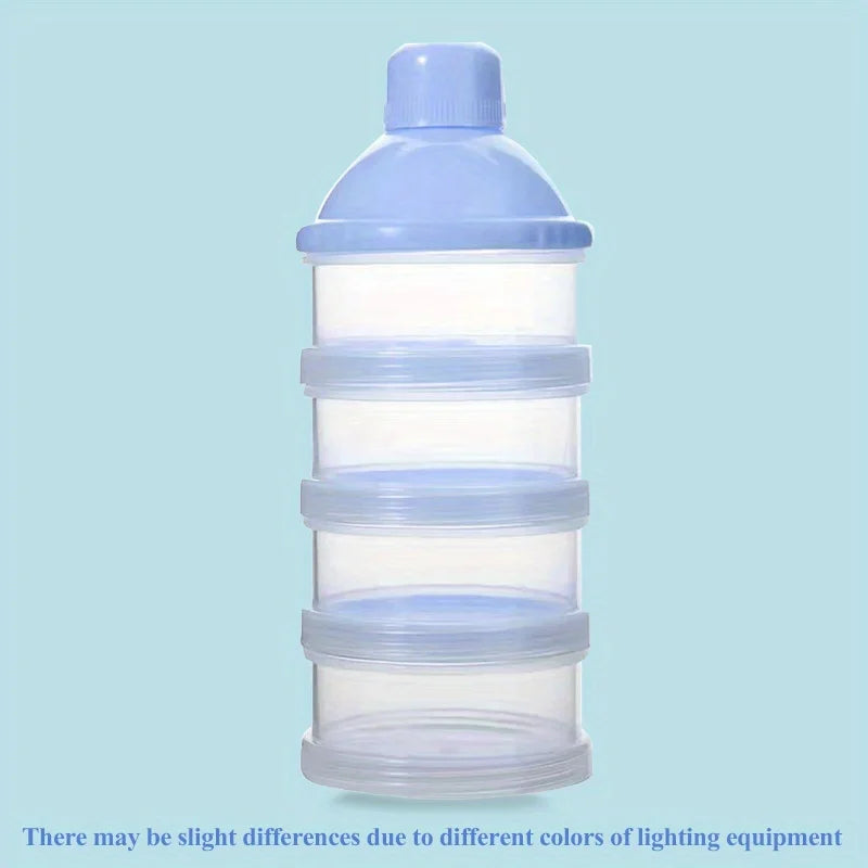 "ACCESSORY" Baby milk powder box, 5 independent compartments NFH03; MAMIJOY Baby Milk Powder Box Large Capacity Multi Layer Food Supplement Box Independent 5Grid Layered Milk Powder Box NFH03