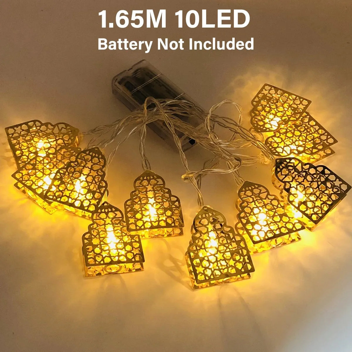 "SPECIAL RAMADAN" Eid Mubarak Moon Star Light String Ramadan décoration 2025 pour la maison musulmane Islam Party Decor Ramadan Guirlande lumière Al-Fitr cadeaux