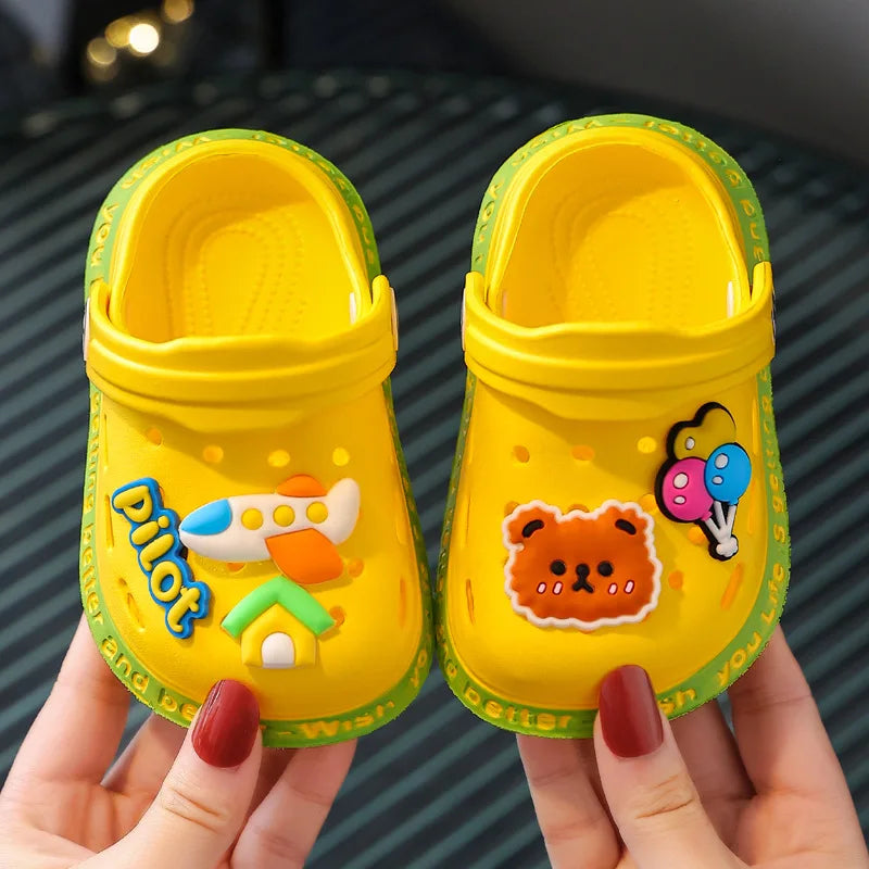 "CHAUSSURE" Sabots de jardin d'été pour garçons et filles, sandales de plage pour enfants