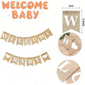 Welcome Baby Sign Banner Newborn Birth Sign For Girls Boys Baby Announcement Sign Decorations Banners