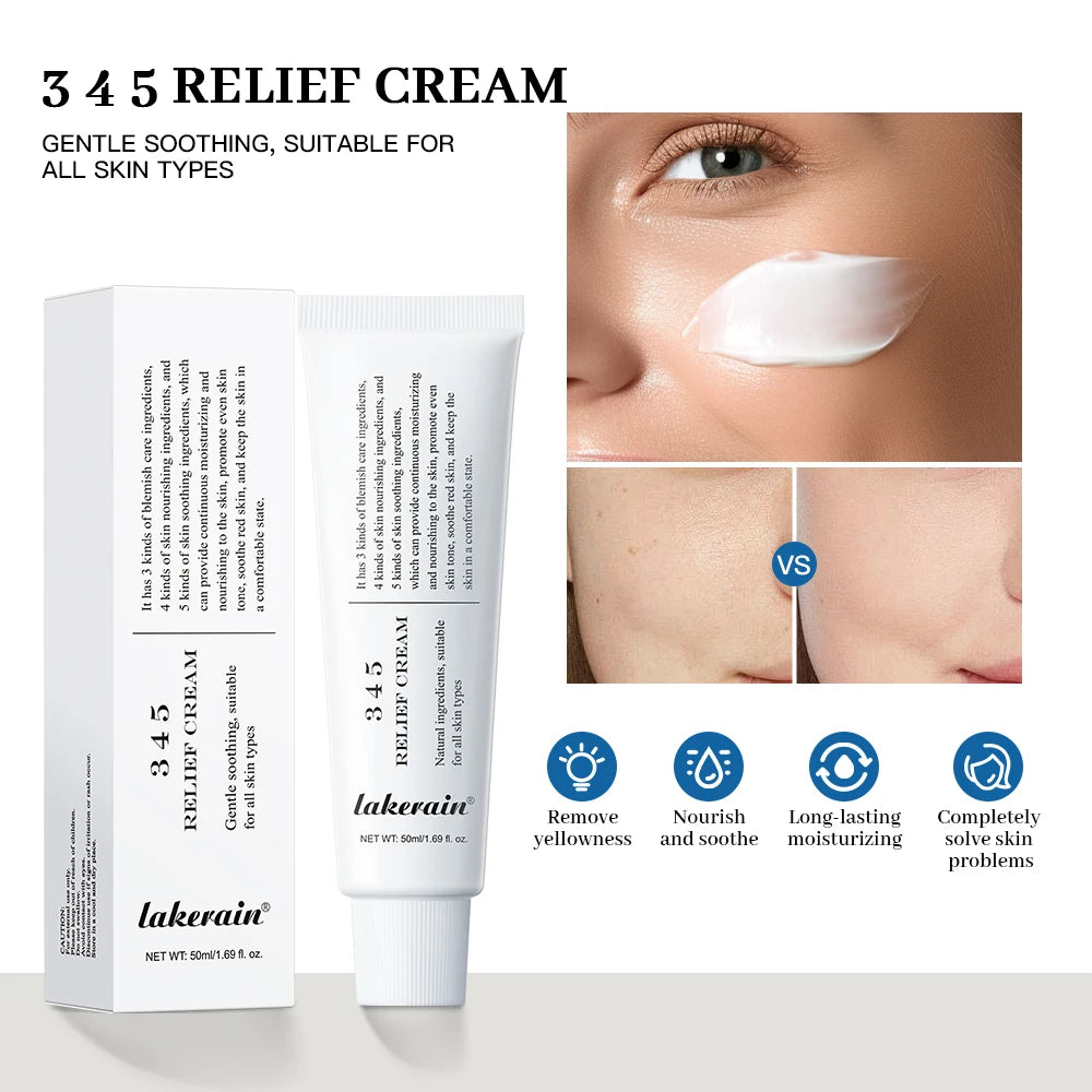 "SOIN" Crème anti-imperfections hydratante, nourrit la peau et fournit un soin apaisant