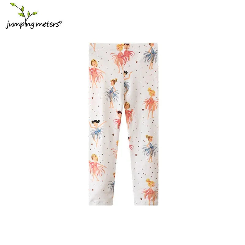 "VETEMENTS" Leggings longs pour filles (2-7 ans), broderie licorne, taille haute