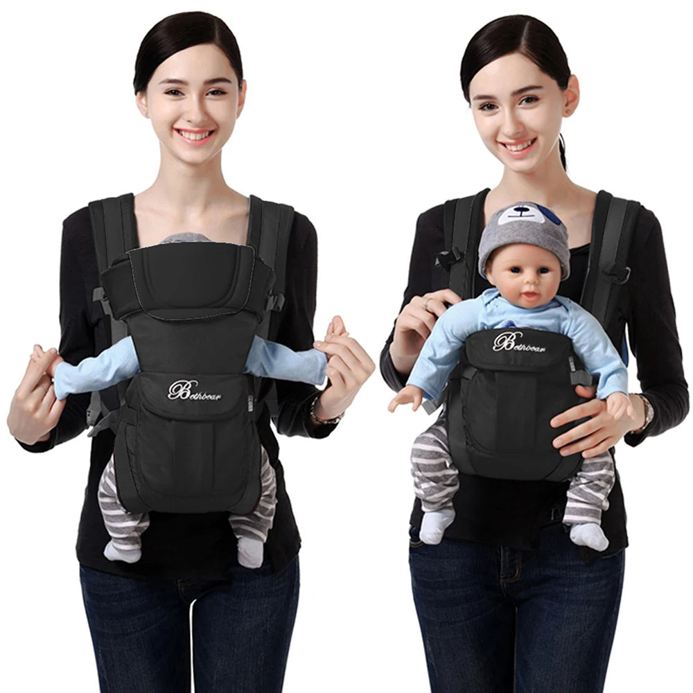 "ACCESSOIRE" Porte-bébé, porte-sac à dos ergonomique 4 en 1, porte-bébé facilement réglable pour nouveau-né et tout-petit
