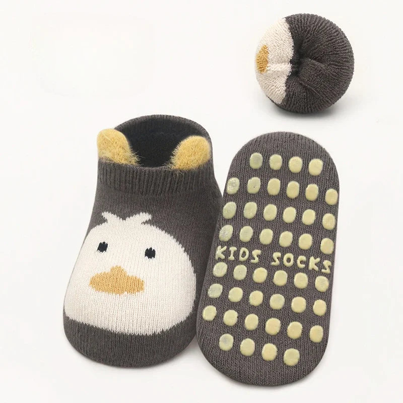 Autumn Winter Thicken Baby Toddler Thermal Socks Trampoline Socks Warm Kids Boy Girls Floor Socks Children Clothing Accessories