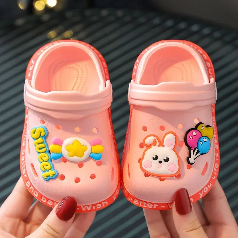 "CHAUSSURE" Sabots de jardin d'été pour garçons et filles, sandales de plage pour enfants