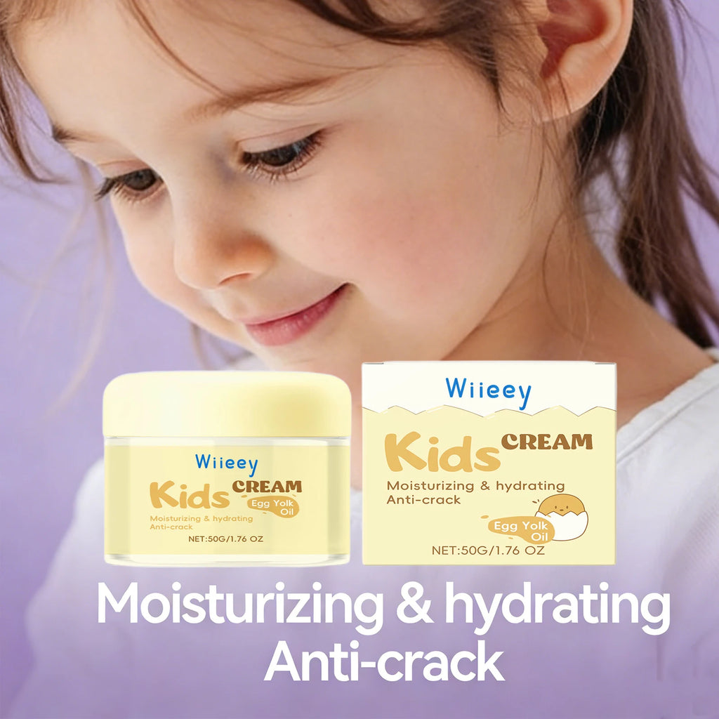 "SOIN" Crème Visage Anti-Gerçures pour Enfants Hydratation Profonde Nourrissante Renforce la Barrière Cutanée