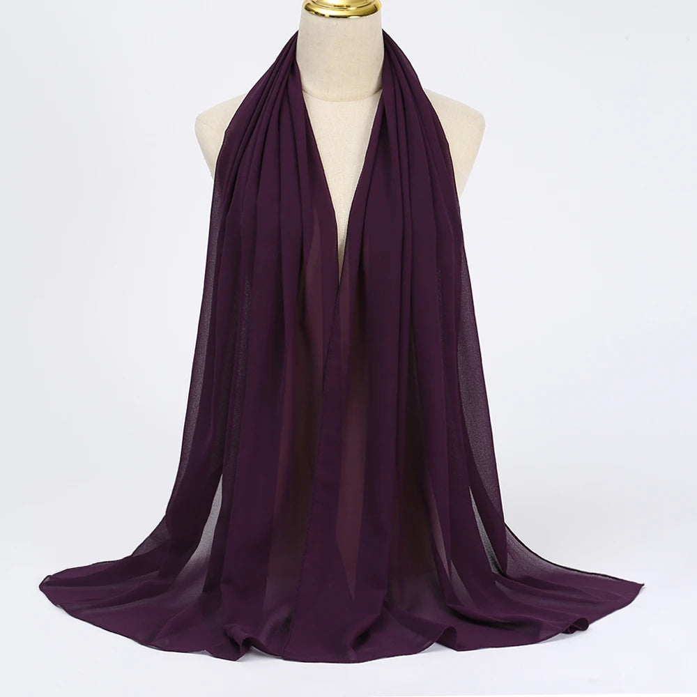 "SPECIAL RAMADAN" Foulard Hijab en mousseline de soie pour Femme, voile musulman ramadan ,hijab femme musulman,foulard musulmane pour femme, foulard mousseline en Jersey doux de haute qualité hijab islam voile femme musulman