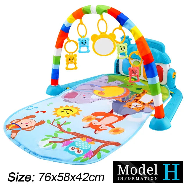 "ACCESSORY" Baby Fitness Stand, Music, Games, Indoor Activity, Toys, Newborn Piano, Crawling Blanket, Pedal, Play, Early Education 0-36 Months; Baby Fitness Stand Music Play Gym Activity Toys Newborn