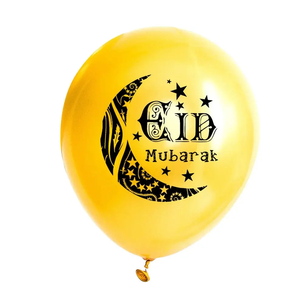 "SPECIAL RAMADAN" 10 pièces Eid Mubarak ballon en Latex Ramadan Kareem décoration Air Globos Ramadan Mubarak musulman islamique Festival fête fournitures 2024
