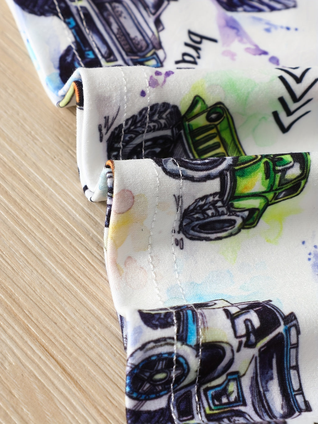 Toddler Boys Cartoon Graphic Tee - Allover Print, Casual Round Neck, Comfortable Summer Top for Kids