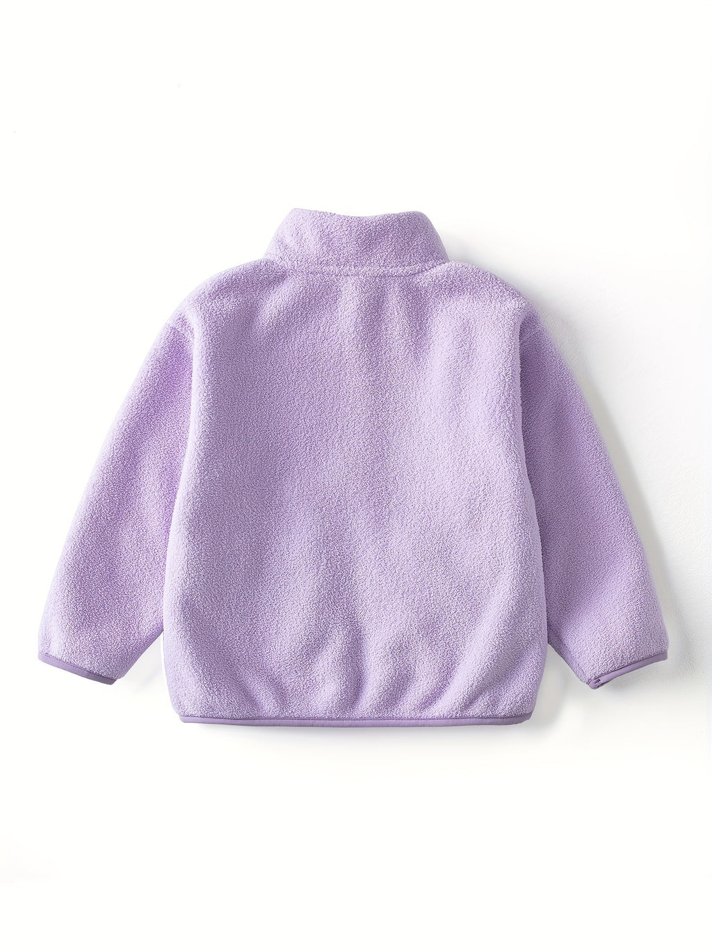 Cozy Kids' Polar Fleece Jacket - Soft, Warm, and Casual Stand Collar Design for Girls and Boys - Perfect for Fall and Winter Outdoor Play
