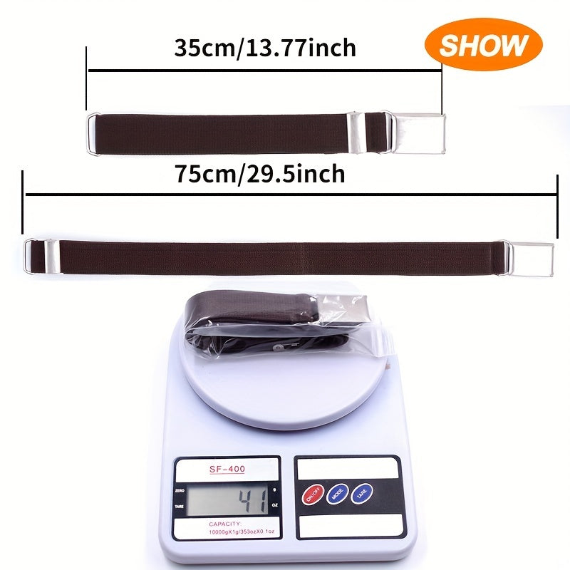 2pcs Boys Adjustable Belt With Magnetic Buckle Belt Kids Belt