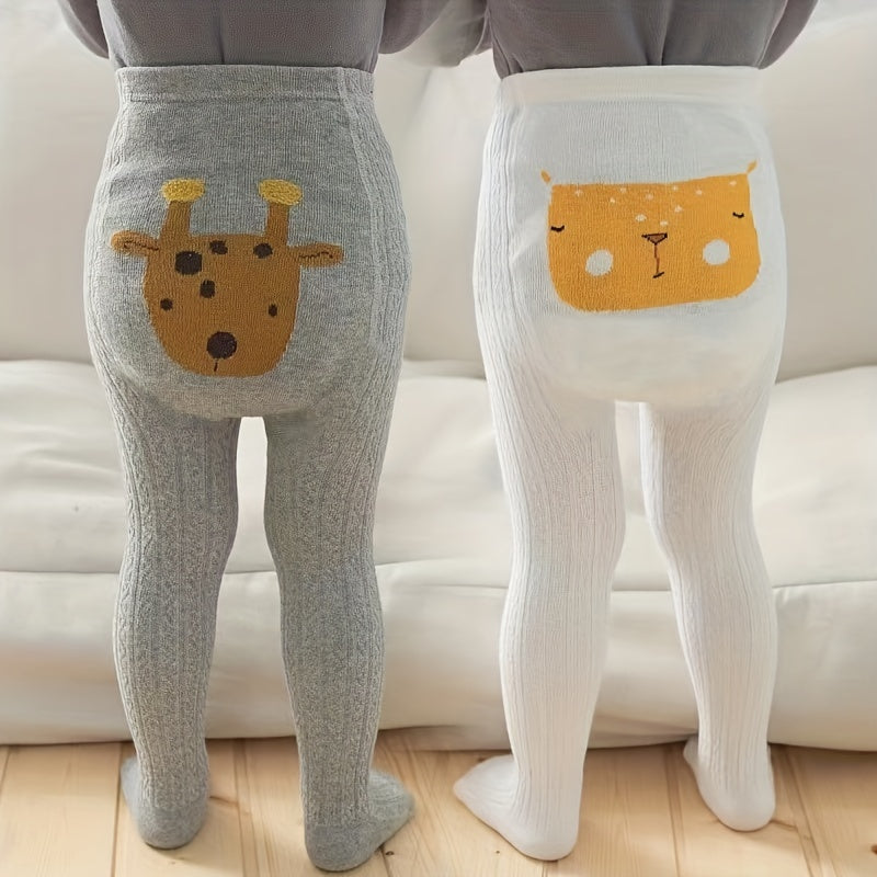 1 Pair Kids Cartoon Leggings - Breathable, Comfy, Cute Pantyhose Tights for Boys and Girls, Soft, Stretchy, and Fun Children's Leggings